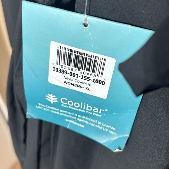 Coolibar women’s xl Navia cover up kimono dress swim upf 50+ sun safe new - Picture 5 of 10